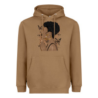 Toasted Coconut black woman praying Heavyweight Hoodie - MaliasSmallBusiness