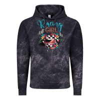 Cloud Black racing girl Vintage Hoodie - JahusDesignShop