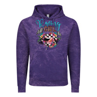 Cloud Purple racing girl Vintage Hoodie - JahusDesignShop