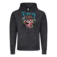 Vintage Black racing girl Vintage Hoodie - JahusDesignShop