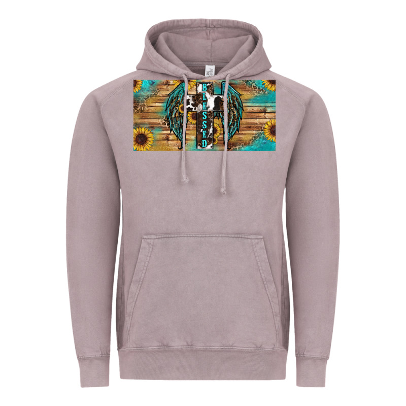 Blessed Cros Sunflowers Vintage Hoodie by RanaPortraitStore | Teevron