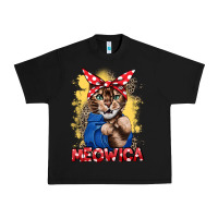 Black Meowica 4th of july Urban Heavy Tee - CowGirlArtShop