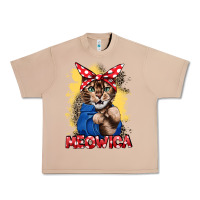 Burro Meowica 4th of july Urban Heavy Tee - CowGirlArtShop
