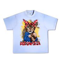 Grape Ice Meowica 4th of july Urban Heavy Tee - CowGirlArtShop