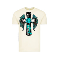Vintage Arctic cross faith gemstone wings Vintage Tee - RanaPortraitStore