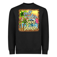 Black salt water and sunshine Heavyweight Sweatshirt - texasbilliewilder