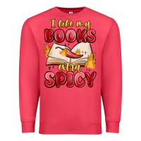 Cardinal i like my books extra spicy Premium Sweatshirt - MaliasSmallBusiness