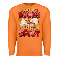 Carrot i like my books extra spicy Premium Sweatshirt - MaliasSmallBusiness