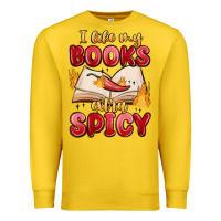 Lemon i like my books extra spicy Premium Sweatshirt - MaliasSmallBusiness
