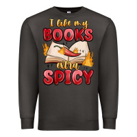 Smoke i like my books extra spicy Premium Sweatshirt - MaliasSmallBusiness