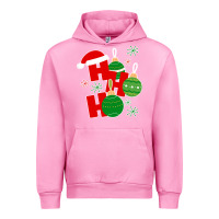Fuchsia Pink Christmas Ho Ho Ho Urban Hoodie - Bettercallsaul