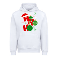 White Christmas Ho Ho Ho Urban Hoodie - Bettercallsaul