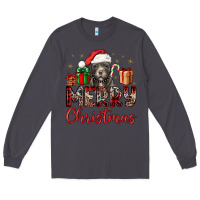Smoke merry christmas pitbull Long Sleeve Tee - JahusDesignShop