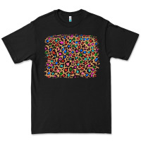 Black leopard with multiple color glitters Premium Tee - Artiststas