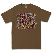 Cacao leopard with multiple color glitters Premium Tee - Artiststas