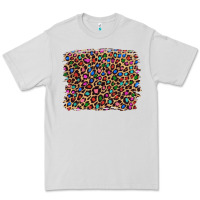 Dove Grey leopard with multiple color glitters Premium Tee - Artiststas