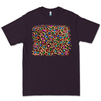 Plum leopard with multiple color glitters Premium Tee - Artiststas