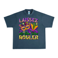 Midnight Navy laissez les bon temps rouler Urban Heavy Tee - FaDigitalArtStudio