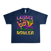 Navy laissez les bon temps rouler Urban Heavy Tee - FaDigitalArtStudio