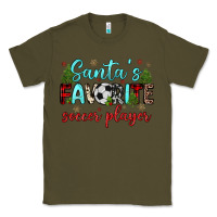 Army Green santa s favorite soccer player Classic Tee - JahusDesignShop