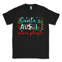 Black santa s favorite soccer player Classic Tee - JahusDesignShop