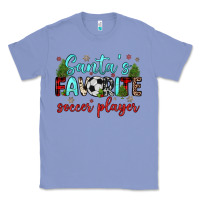 Colony Blue santa s favorite soccer player Classic Tee - JahusDesignShop