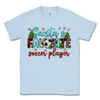 Dusty Blue santa s favorite soccer player Classic Tee - JahusDesignShop
