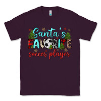 Plum santa s favorite soccer player Classic Tee - JahusDesignShop
