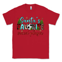 Red santa s favorite soccer player Classic Tee - JahusDesignShop