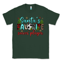 Sports Green santa s favorite soccer player Classic Tee - JahusDesignShop