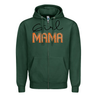 Sports Green Girl mama Zipper Hoodie - JahusDesignShop