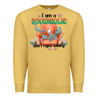 Antique Gold bookaholic Premium Sweatshirt - MaliasSmallBusiness