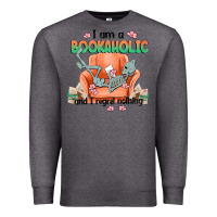 Charcoal Heather bookaholic Premium Sweatshirt - MaliasSmallBusiness