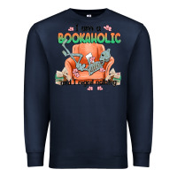 Navy bookaholic Premium Sweatshirt - MaliasSmallBusiness