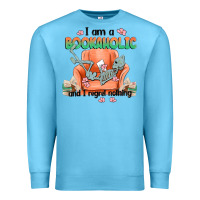 Ocean Blue bookaholic Premium Sweatshirt - MaliasSmallBusiness
