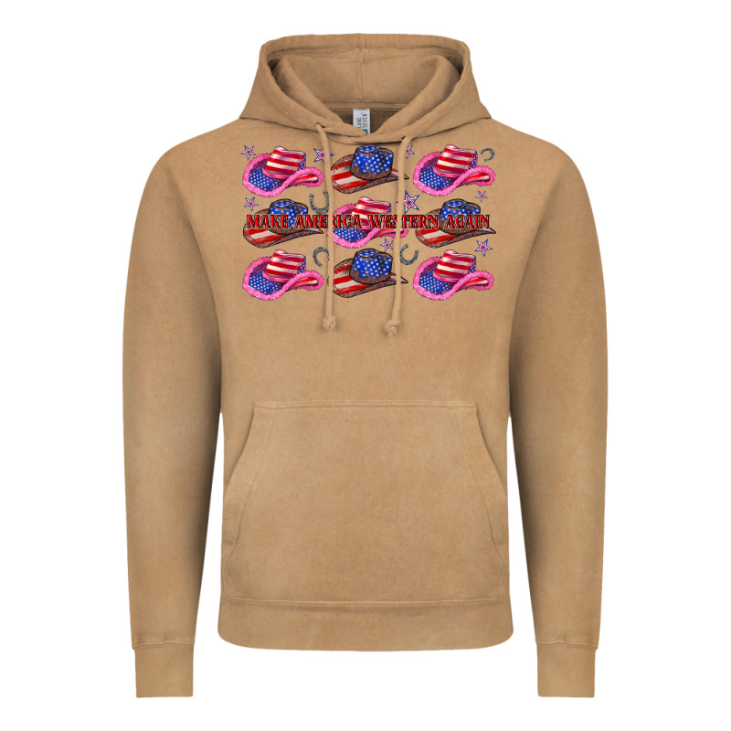 Make America Western Again Vintage Hoodie by texasbilliewilder | Teevron