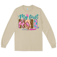 Mushroom my first nail bbs Long Sleeve Tee - BundleAndBundleShop
