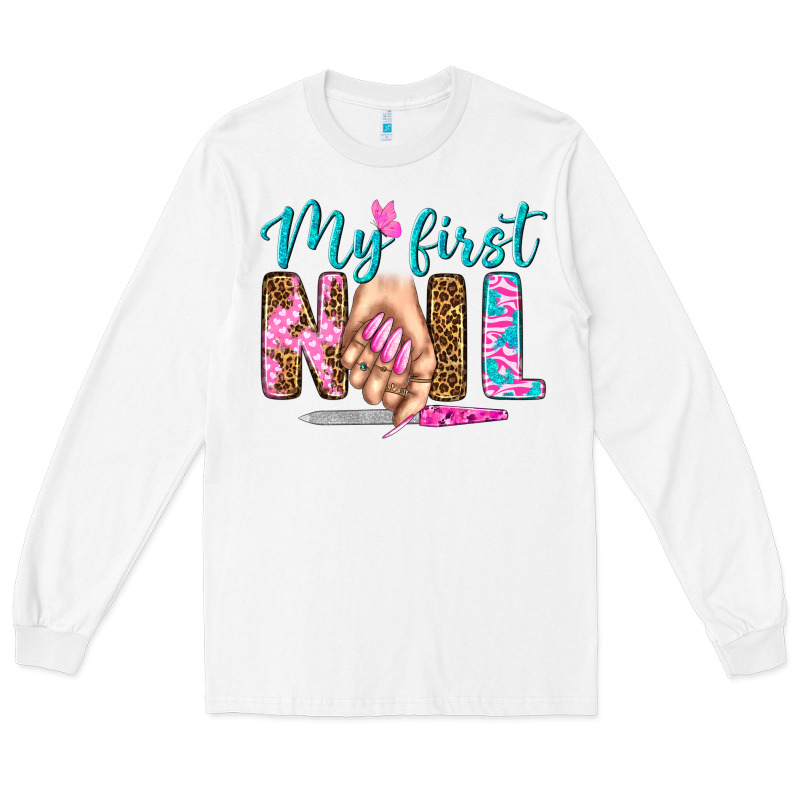 My First Nail Bbs Long Sleeve Tee by BundleAndBundleShop | Teevron