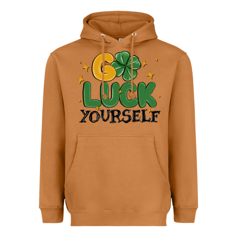 Go Luck Yourself Heavyweight Hoodie by MaliasSmallBusiness | Teevron