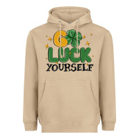 Mushroom go luck yourself Heavyweight Hoodie - MaliasSmallBusiness