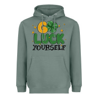 Sage go luck yourself Heavyweight Hoodie - MaliasSmallBusiness