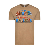 Vintage Coffee busy raising ballers american football Vintage Tee - Zillion Design Studio