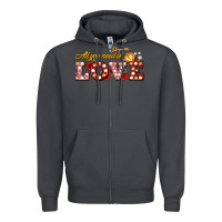 Smoke all you need is love Zipper Hoodie - AdoDesignShop