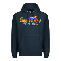 Navy Sounds Gay I'm in Pride LGBTQ Premium Hoodie - BundleAndBundleShop