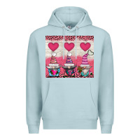 Blue Mist v.d 3 gnomes and hearts Premium Hoodie - AdoDesignShop