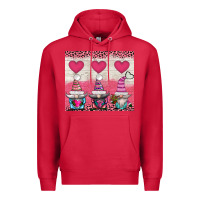 Cardinal v.d 3 gnomes and hearts Premium Hoodie - AdoDesignShop