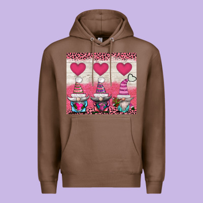 V.d 3 Gnomes And Hearts Premium Hoodie Designed By Adodesignshop