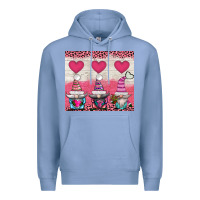Colony Blue v.d 3 gnomes and hearts Premium Hoodie - AdoDesignShop