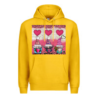 Lemon v.d 3 gnomes and hearts Premium Hoodie - AdoDesignShop