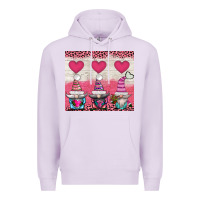 Lilac v.d 3 gnomes and hearts Premium Hoodie - AdoDesignShop